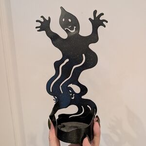 PartyLite Black Metal Candle Holder Base